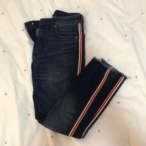 ABERCROMBIE & FITCH - racer stripe jeans
